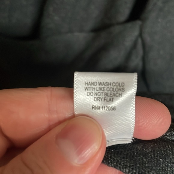 Zenana Outfitters size XL Charcoal Color V-Neck Crisscross Front Soft Sweater - Picture 7 of 8